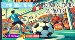 Como Organizar um Torneio de Pênaltis Incrível: Guia Completo Passo a Passo Jogador prestes a cobrar pênalti em torneio comunitário ao ar livre, com goleiro posicionado e público vibrando ao fundo sob um dia ensolarado